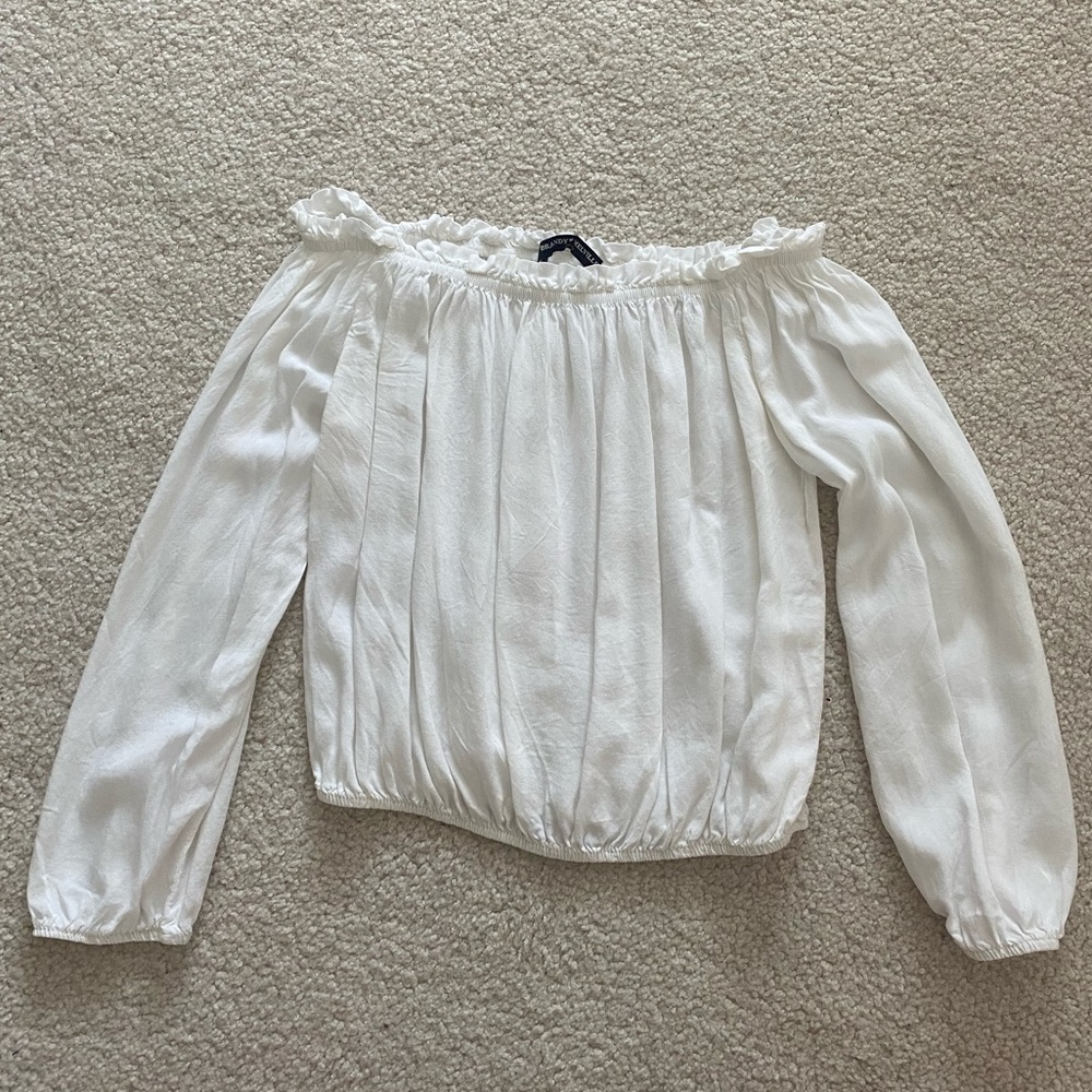 Brandy Meville Off the Shoulder Top